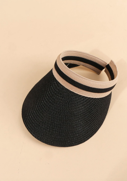 Visor Hat - Black