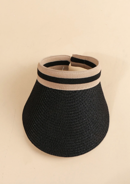 Visor Hat - Black